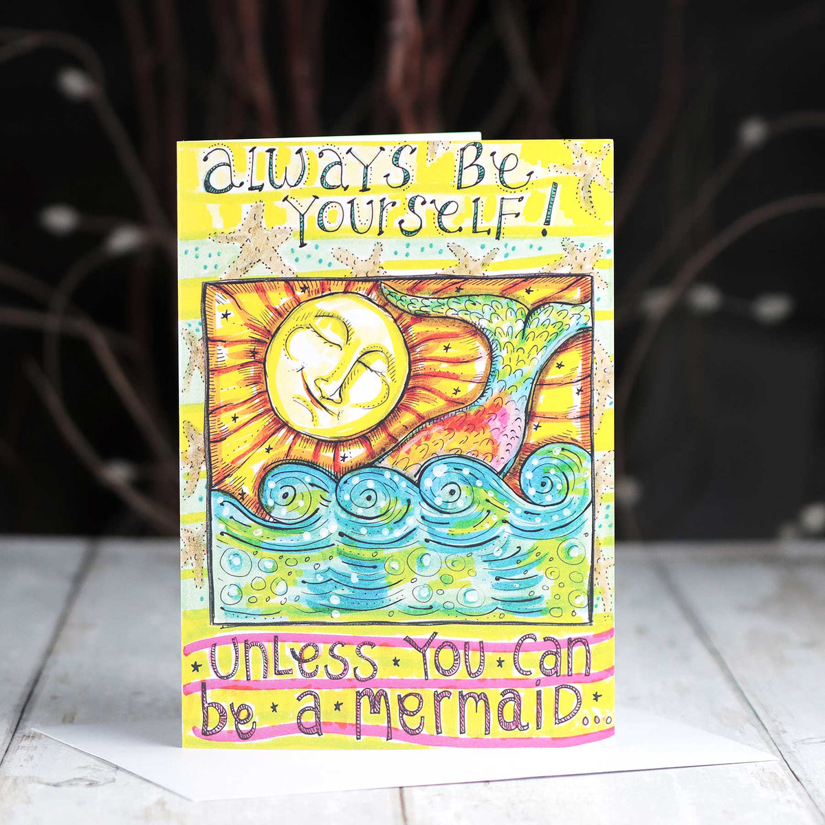 'Always Be A Mermaid' Card