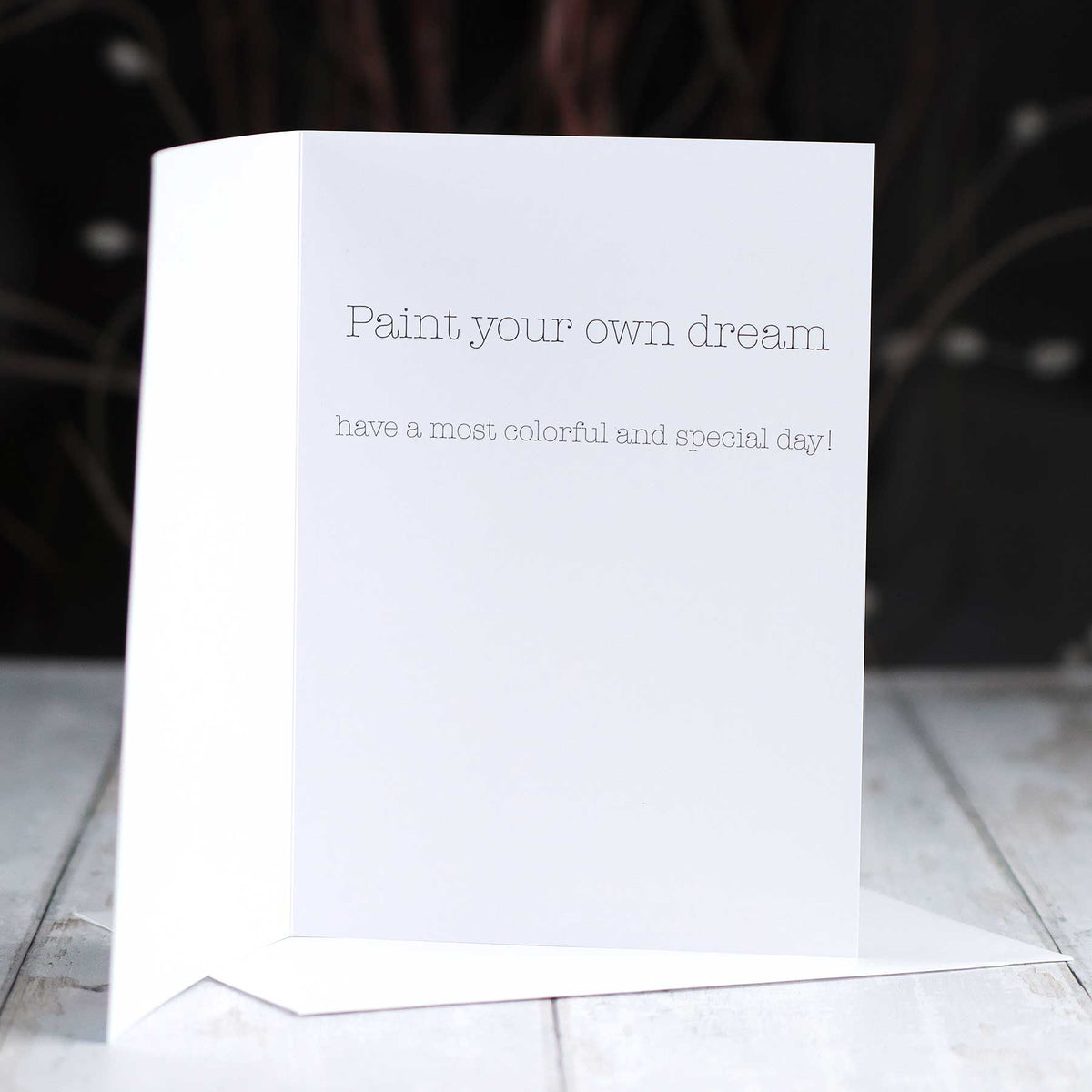 'Life Is Art' Card