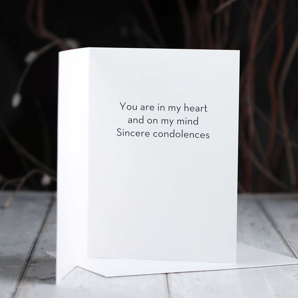 'We Say A Little Prayer For The Departed' Card