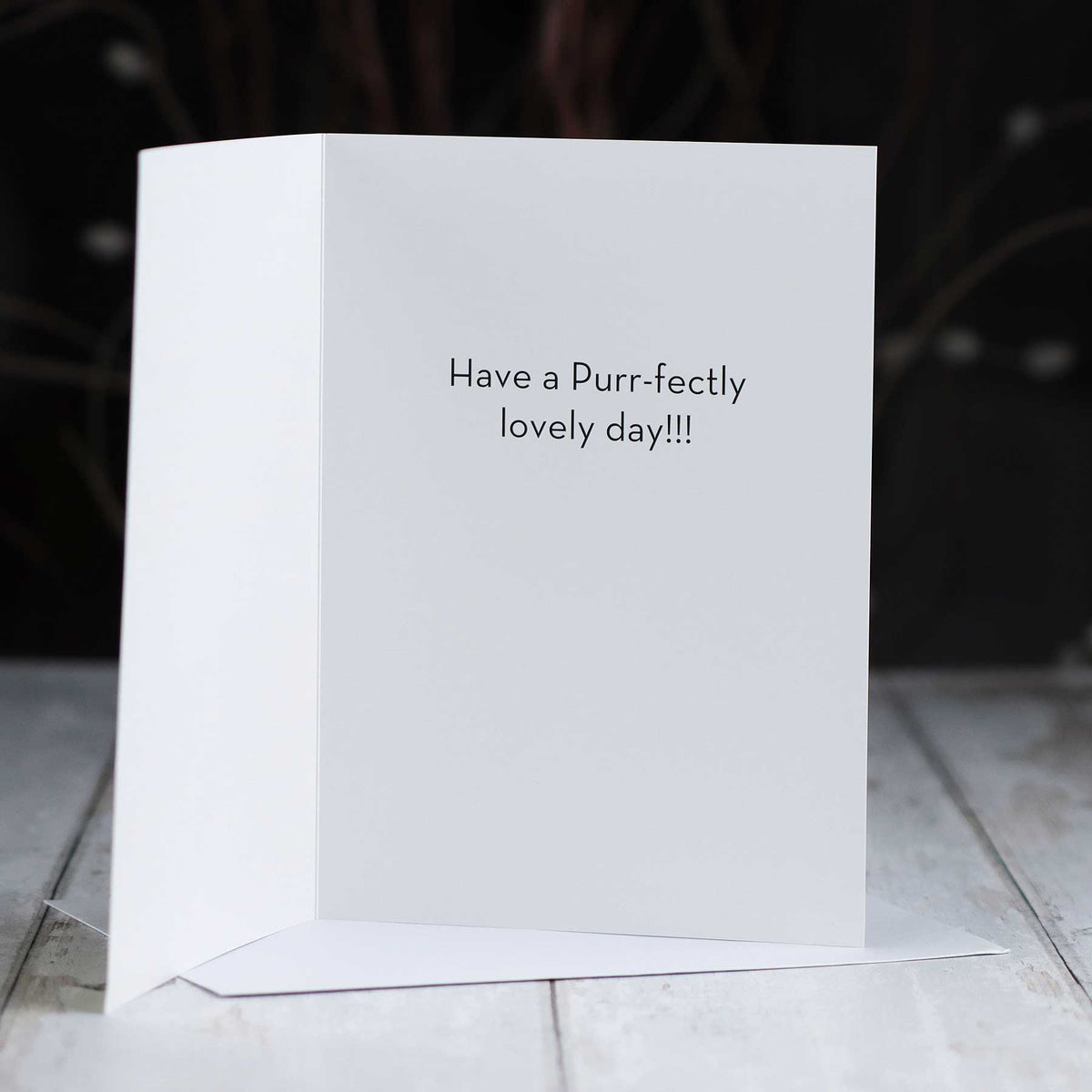 'The Universal Sound of Peace Is The Purr' Card