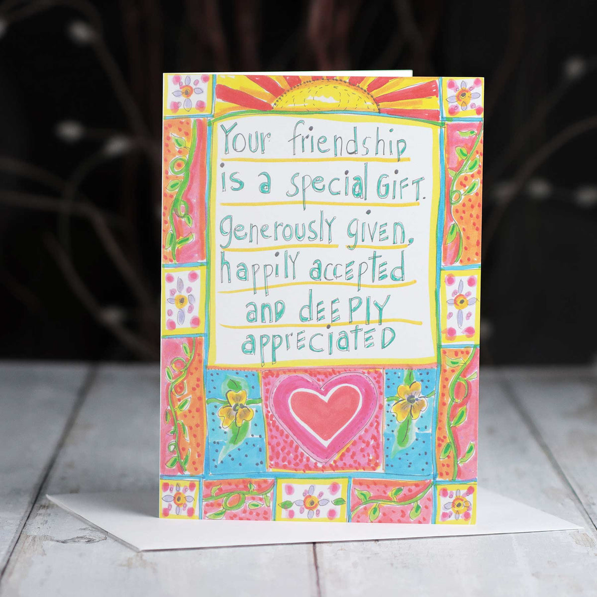'Your Friendship Is A Special Gift' Card