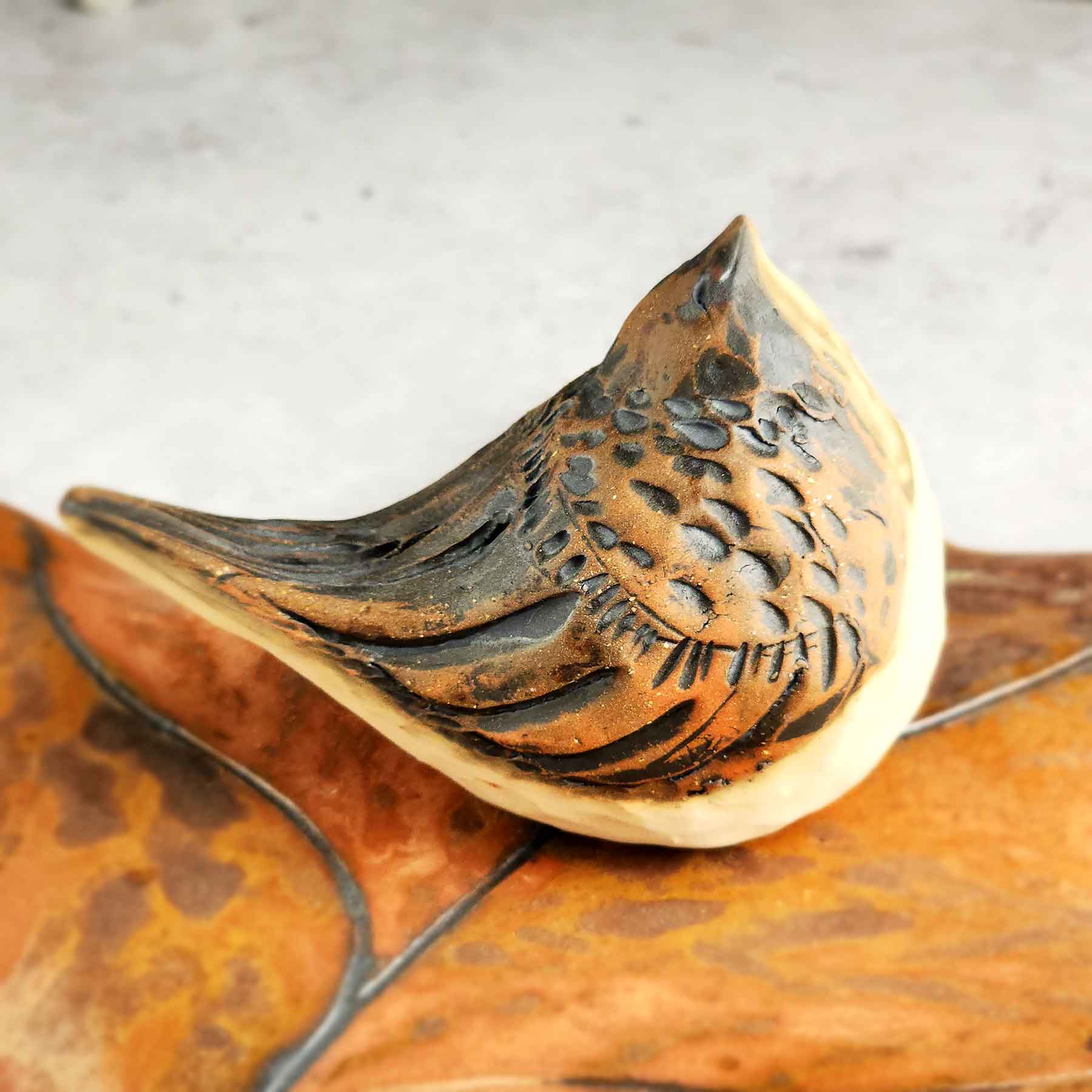 Poplar Leaf W Bird