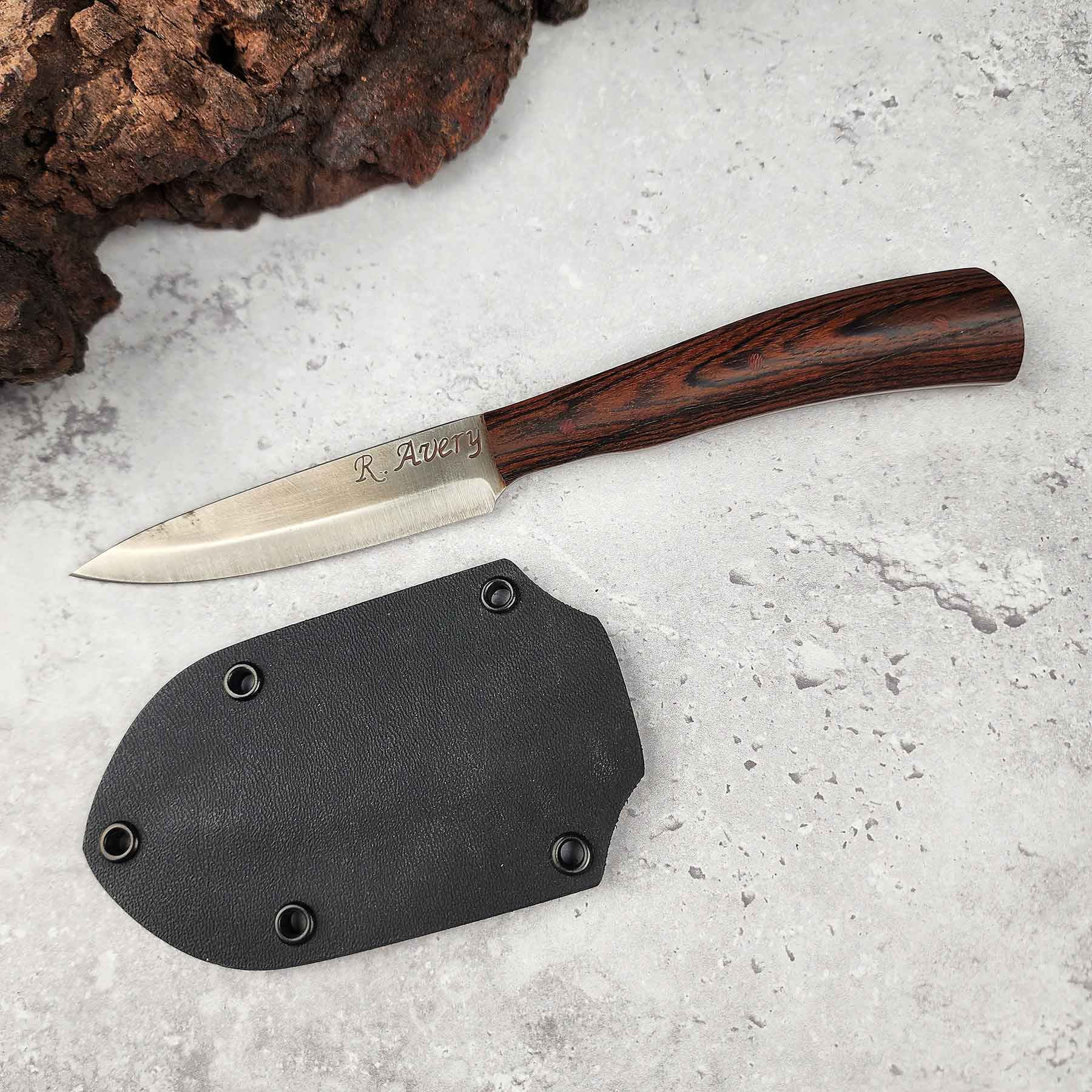 Exotic Wood Paring Knife