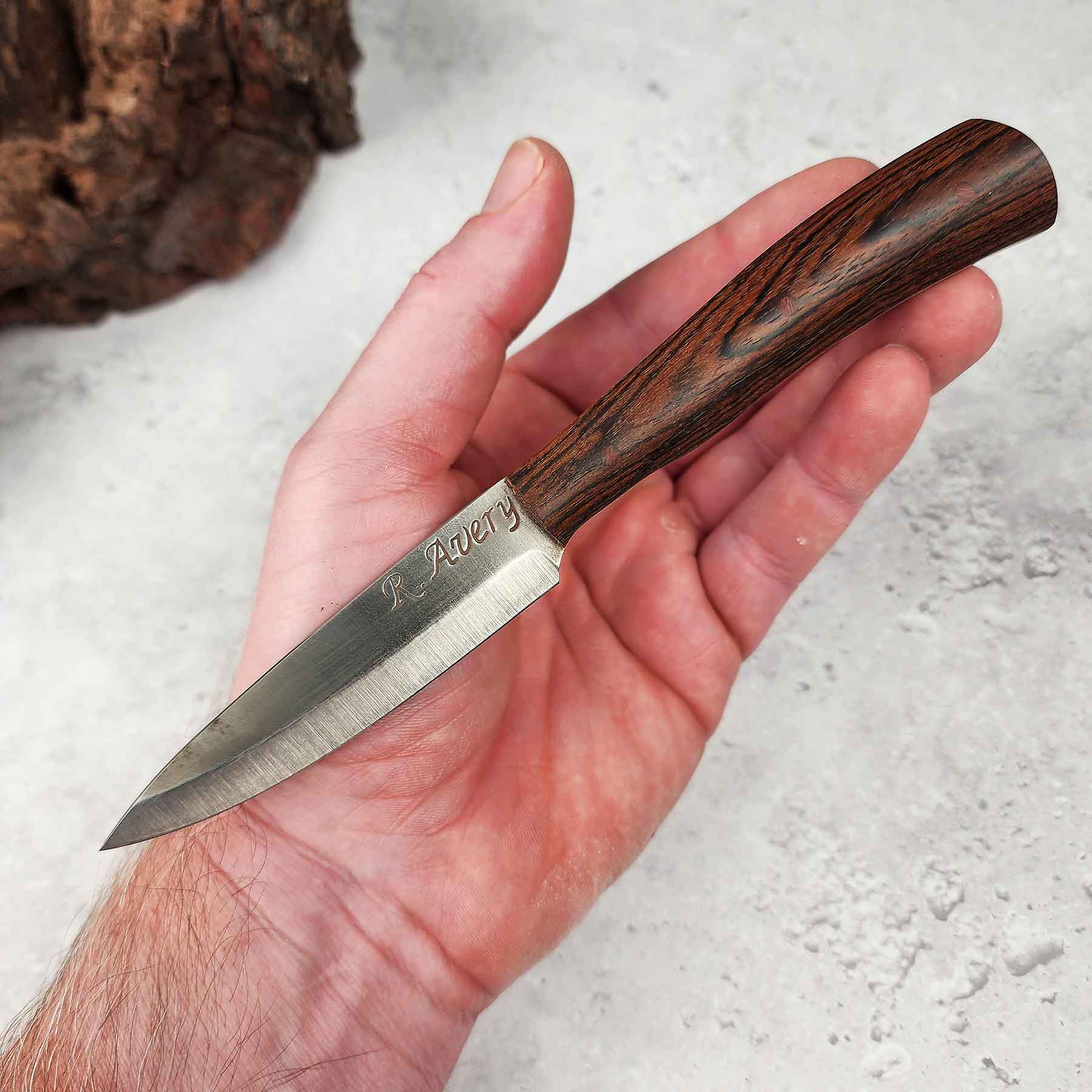 Exotic Wood Paring Knife