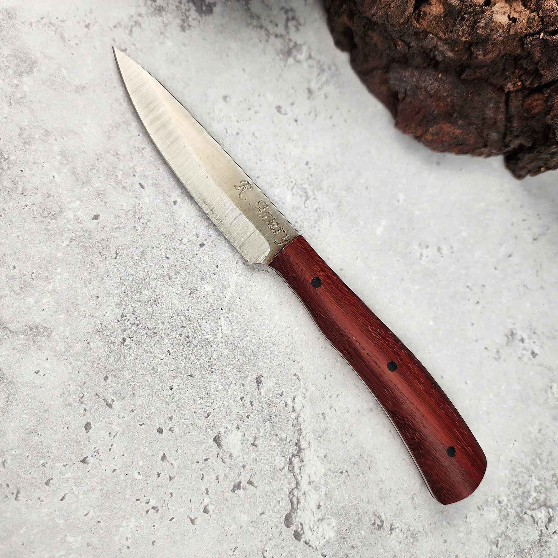 Paring Knife, Paduak Wood