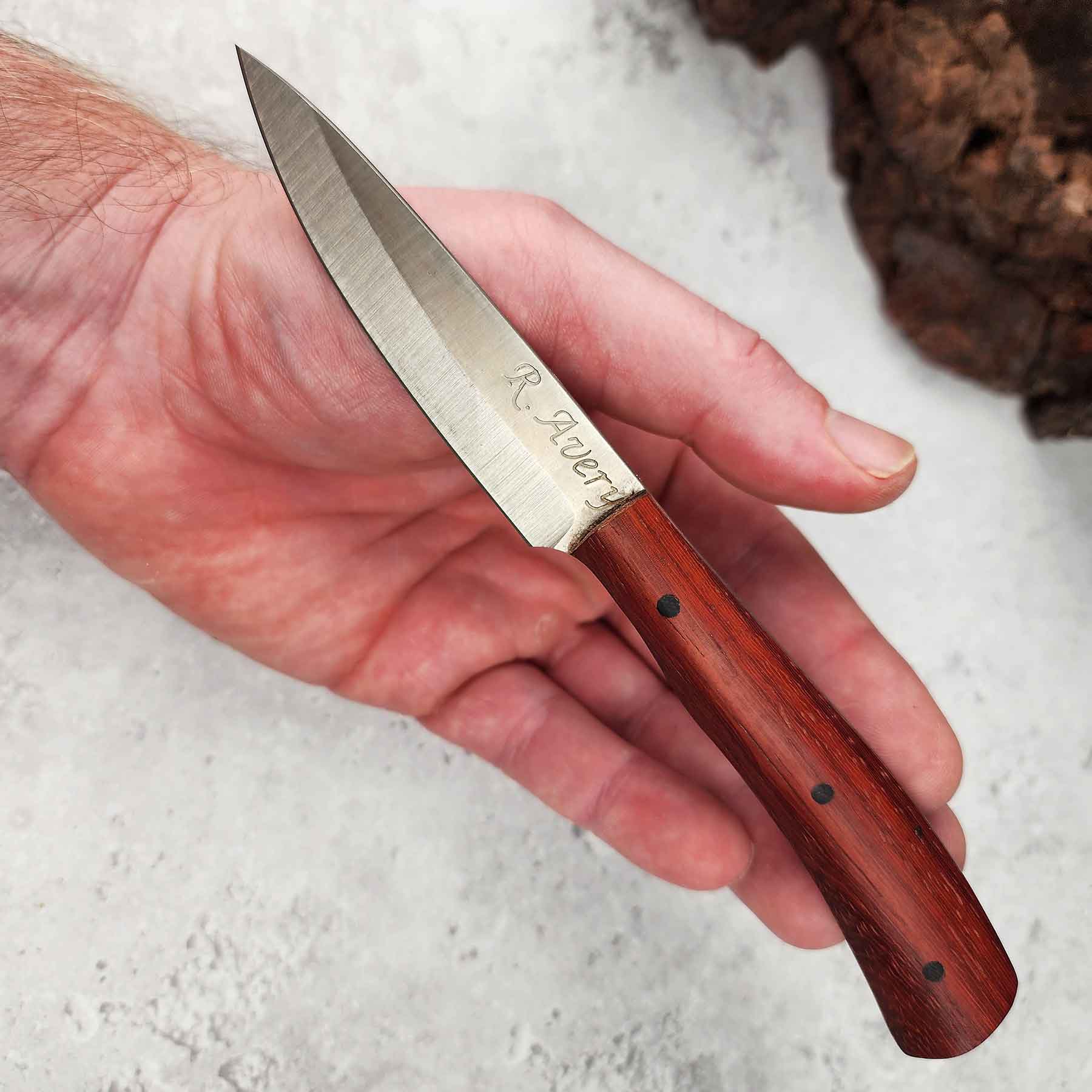 Paring Knife, Paduak Wood