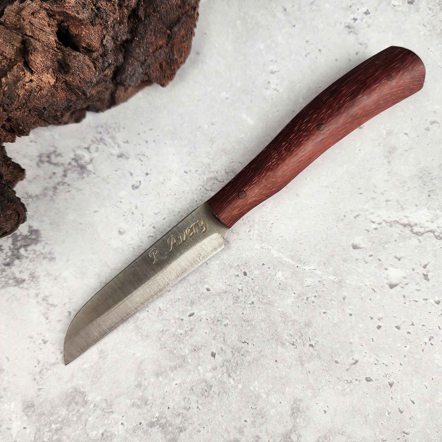 Sheepsfoot Paring Knife, Paduak Wood