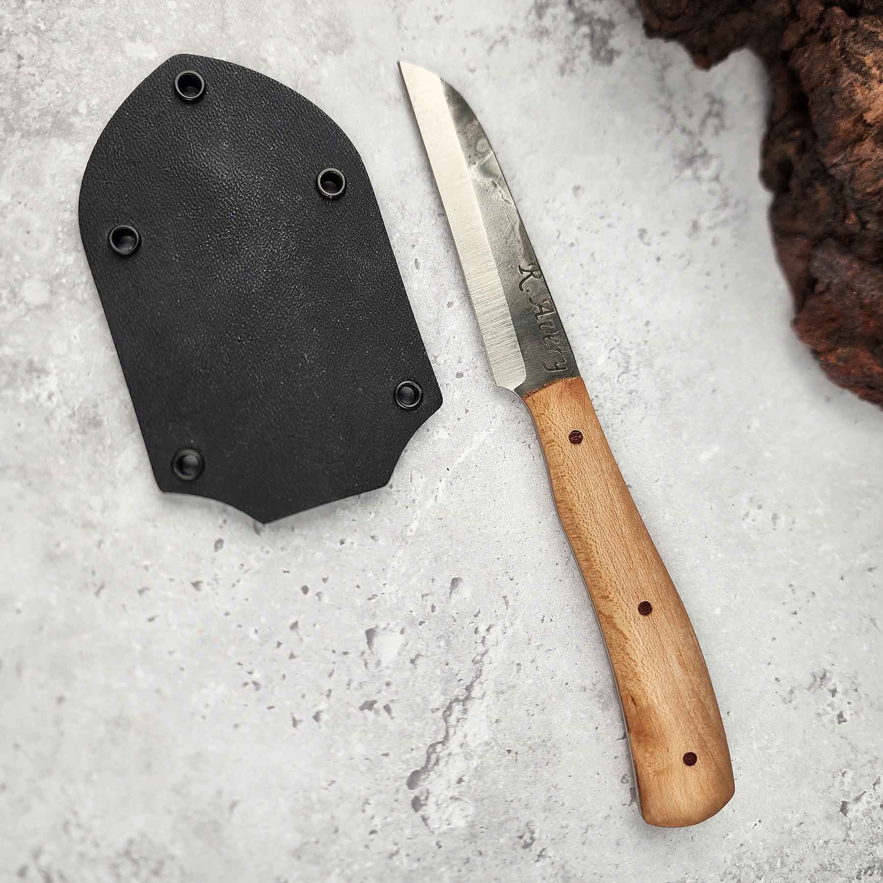 Sheepsfoot Paring Knife, Dogwood Wood