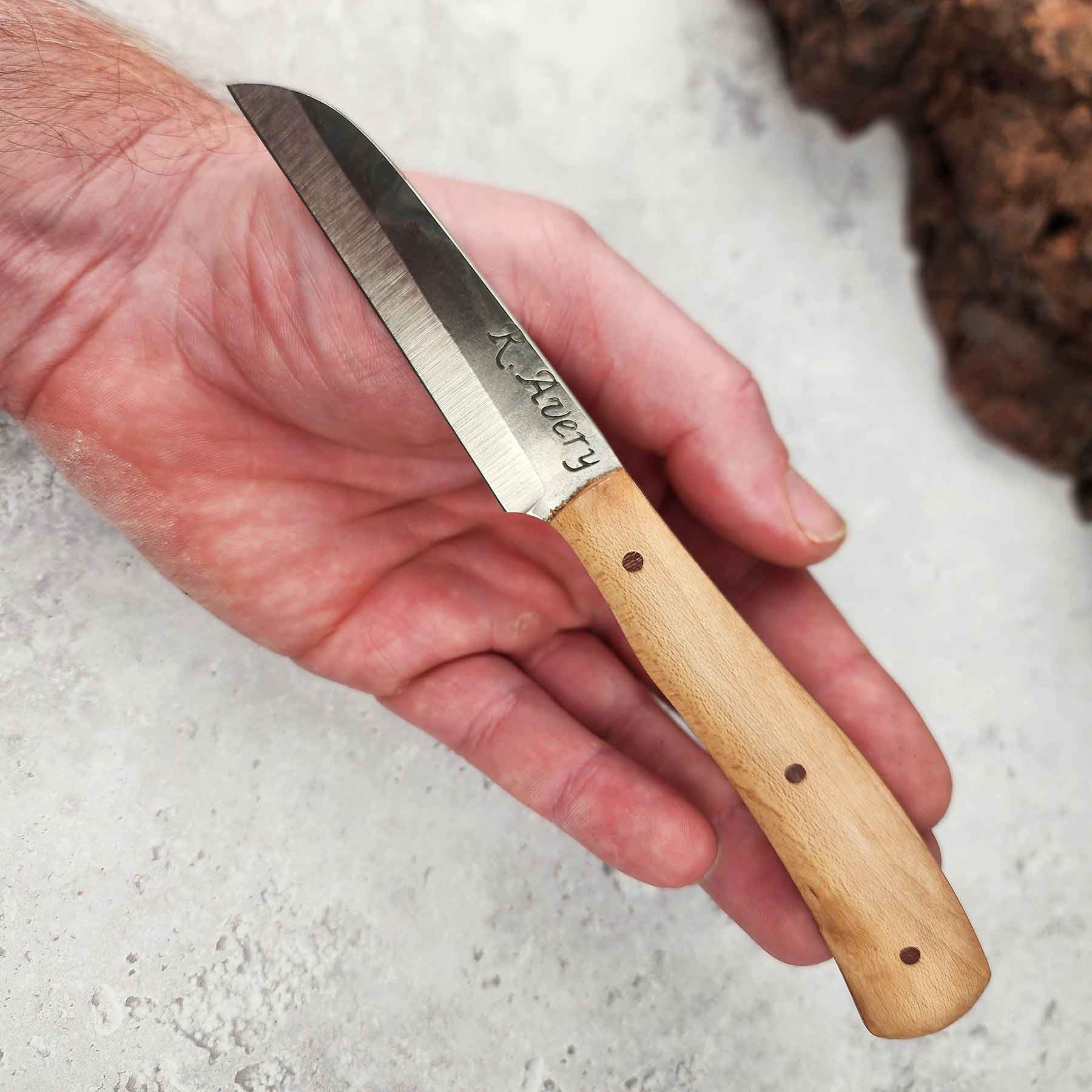 Sheepsfoot Paring Knife, Dogwood Wood