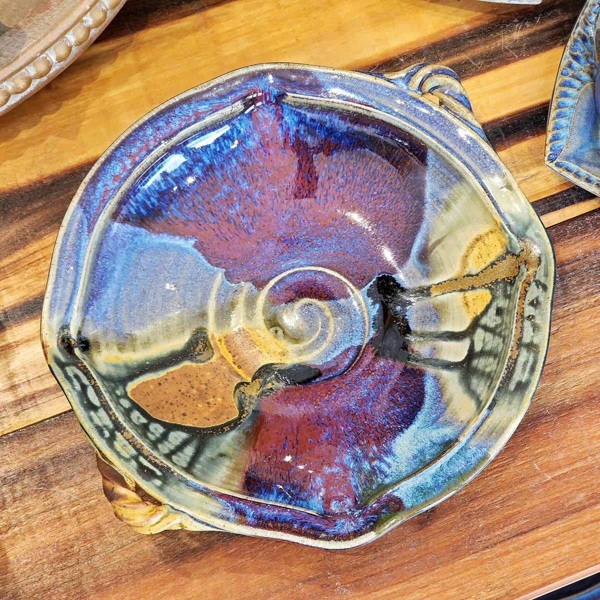 Squared Serving Bowl, Small Mixed Ash