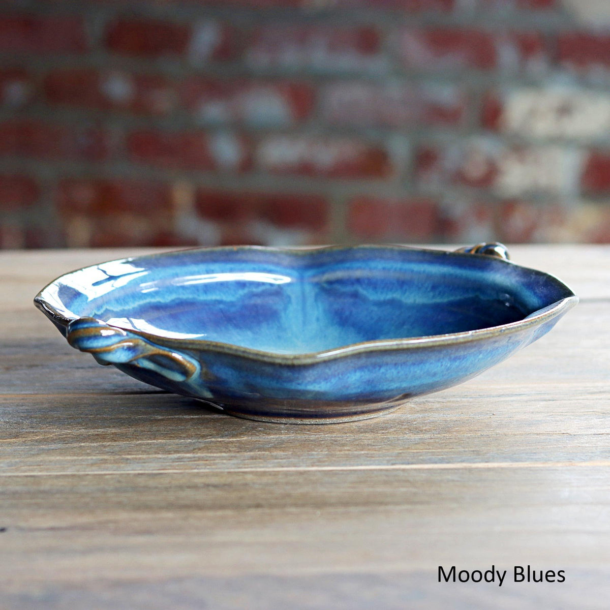 Squared Serving Bowl, Small Moody Blues